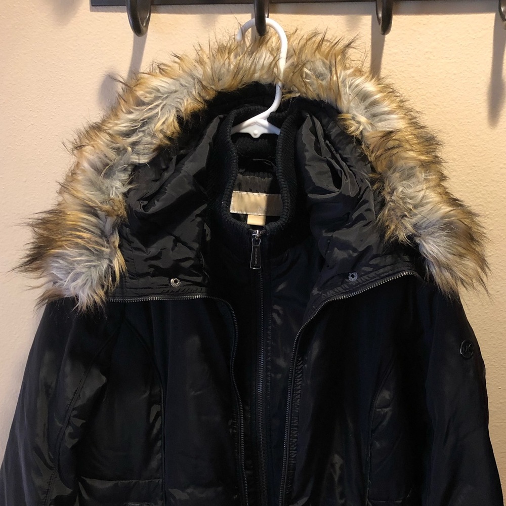 Michael Kors Coat - Double Layer, Fur Lined Hood